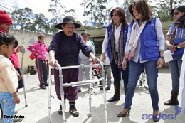 Hasta el 2012, la Misión Solidaria Manuela Espejo atendió a 180.560 personas con discapacidad. Andes