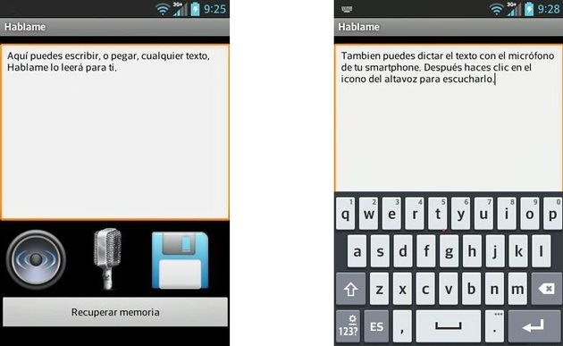 España: Háblame, app Android gratuita que te lee tus textos y dictados