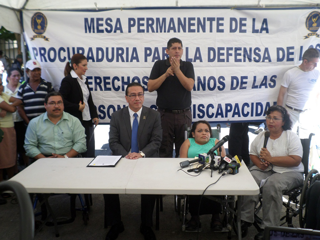El Salvador: OPCD presentan Ley de Inclusión de las Personas con Discapacidad
